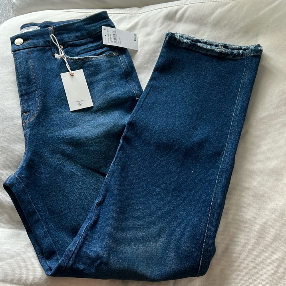 Brand New Good American Good Curve Straight Jeans Size 8/29